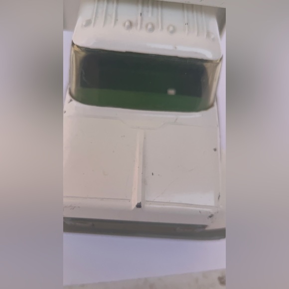 Vintage John Deere White Metal Dump Truck Toy Vehicle Farm Tractor - Picture 15 of 16